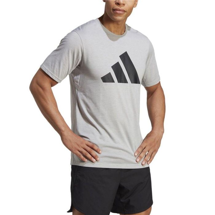 Camiseta Deportiva de Manga Corta Adidas Essentials Tr-Es Fr Logo Gris claro 13-14 Años 5