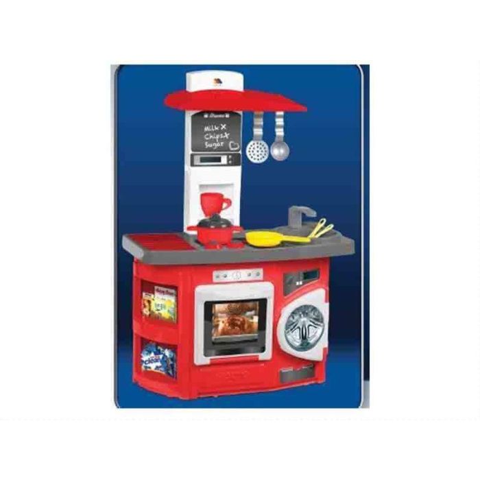 Molto Cocina Infantil Roja con 12 Accesorios, 81 cm 1 Molto Cocina Infantil Roja con 12 Accesorios, 81 cm 1