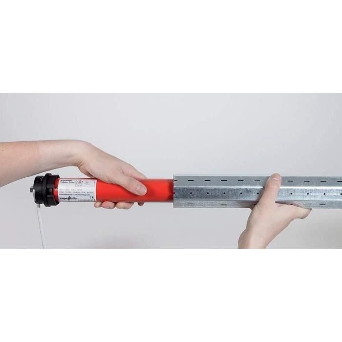 Superrollo SR20925 Motor para persiana enrollable vía radio con mando a distancia RM20MMB, 60 mm, 20 Nm, hasta 44 kg 2