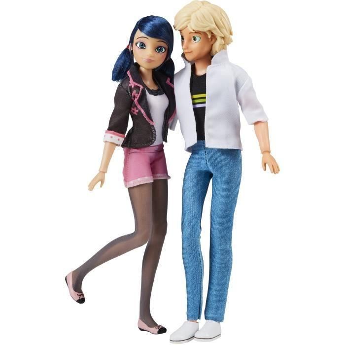 Bandai P50377 Pack de 2 Muñecos Miraculous Marinette y Adrien 26 cm 4 Bandai P50377 Pack de 2 Muñecos Miraculous Marinette y Adrien 26 cm 4