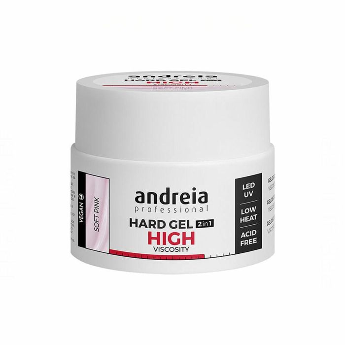 Hard Gel High Viscosity Soft Pink 44 grs Andreia