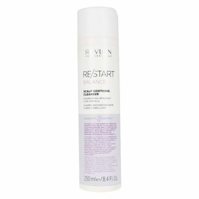 Revlon RE-START Balance Soothing Cleanser Champú Hidratante y Equilibrante para Cuero Cabelludo Sensible 250 ml .Y00601