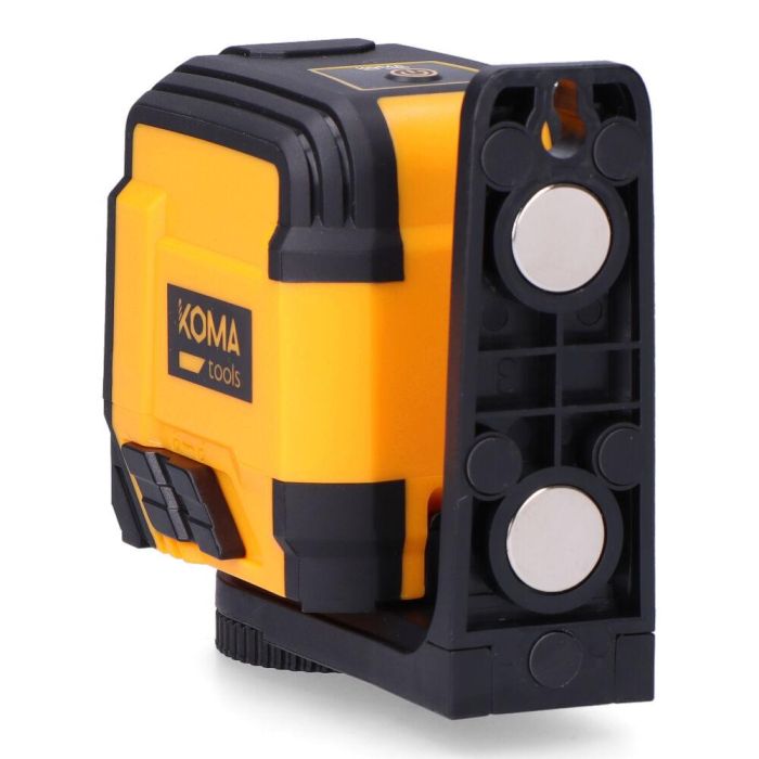 Koma Tools Nivel Láser con Precisión ±3mm a 10m, Alcance 30m, Incluye Funda, Soporte Magnético y Rosca Trípode, IP54 5