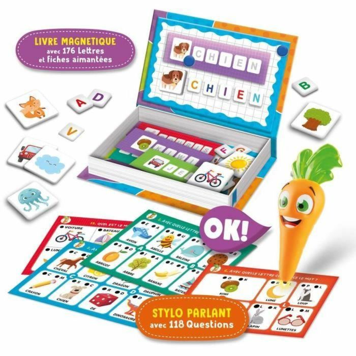Lisciani Giochi LIS8008324110155 Bolígrafo Parlante y Juguetes Magnéticos Carotina para Aprendizaje Lúdico 3 Lisciani Giochi LIS8008324110155 Bolígrafo Parlante y Juguetes Magnéticos Carotina para Aprendizaje Lúdico 3