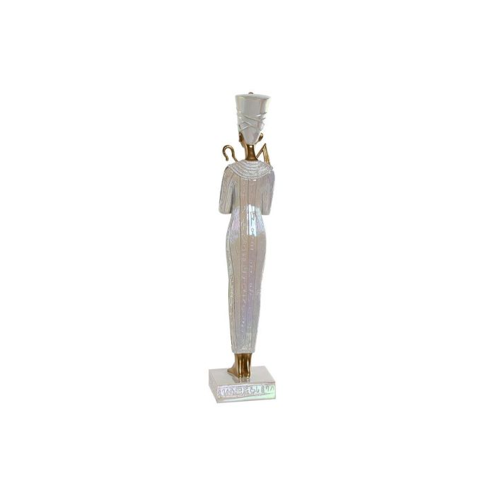 Figura Oriental DKD Home Decor Blanco Dorado 9 x 52 x 10 cm (2 Unidades) 1