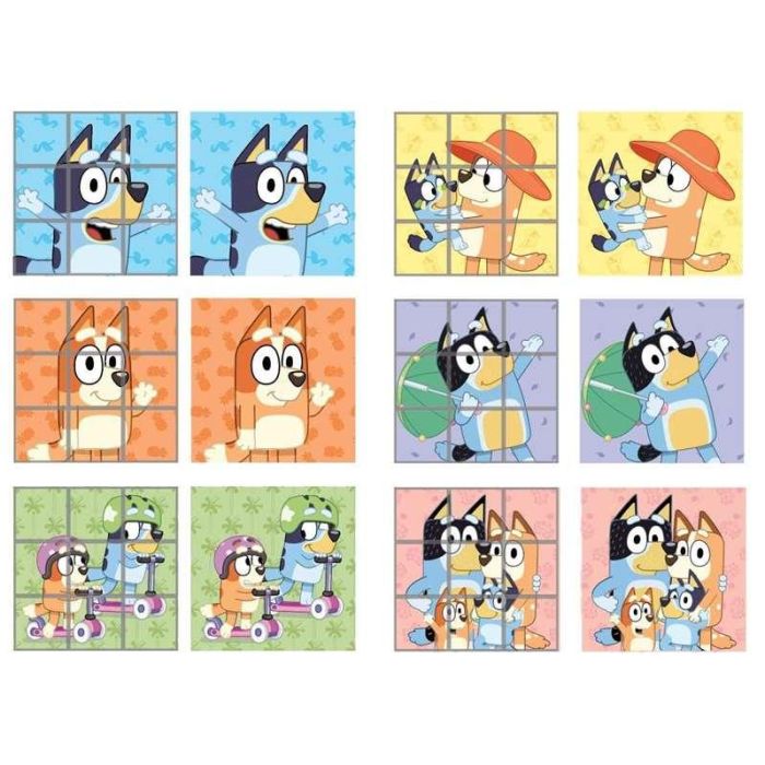 Rompecabezas bluey con 9 cubos. 21 x 22 x 6 cm 2 Rompecabezas bluey con 9 cubos. 21 x 22 x 6 cm 2