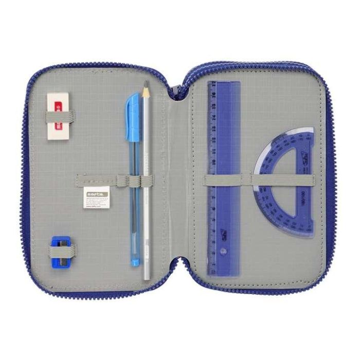 Plumier Escolar Safta Triple 36 Piezas F.C. Barcelona 195x125x55 mm 2 Plumier Escolar Safta Triple 36 Piezas F.C. Barcelona 195x125x55 mm 2