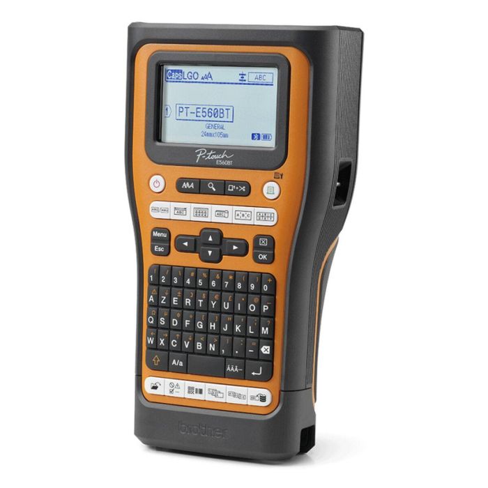 Brother PT-E560BTVP Impresora de Etiquetas Transferencia Térmica 180x180 DPI 20mm/s Dual Bluetooth QWERTY LCD Batería Integrada 1