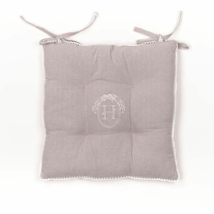 Today TOD1700240738217 Asiento Acolchado CHARME de Chambray con Bordado Petite Berenice 40x40 cm 2 Today TOD1700240738217 Asiento Acolchado CHARME de Chambray con Bordado Petite Berenice 40x40 cm 2