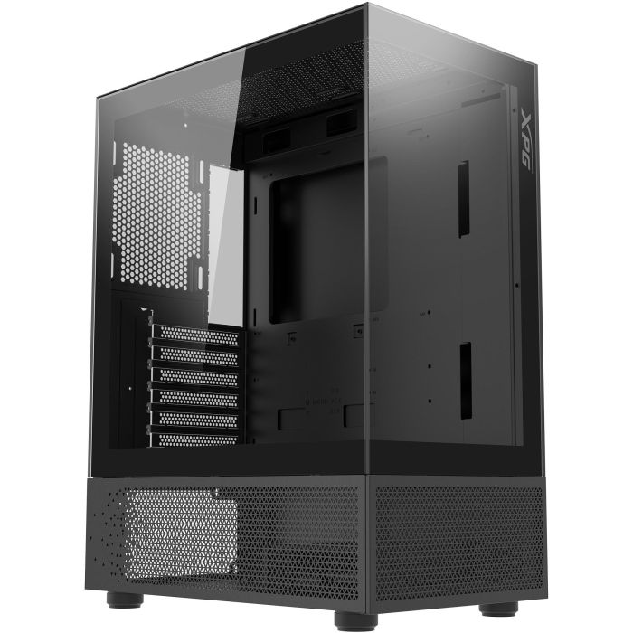 XPG Invader X Mini Midi Tower PC Caja Negro ATX 5 Ventiladores ARGB Ventana Lateral Compacta con Vista Panorámica 2