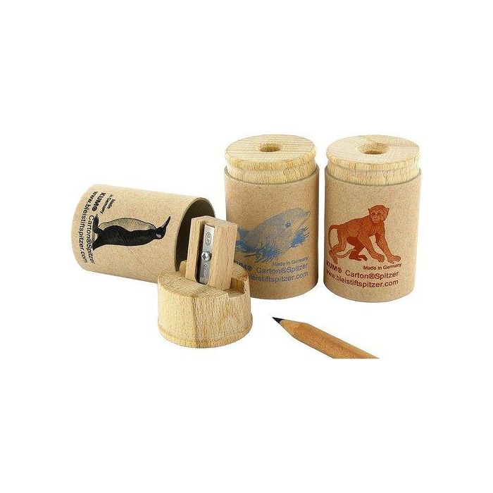 Afilalapiz Kum Madera 1 Solo Uso Con Deposito Cilindrico Caja 20