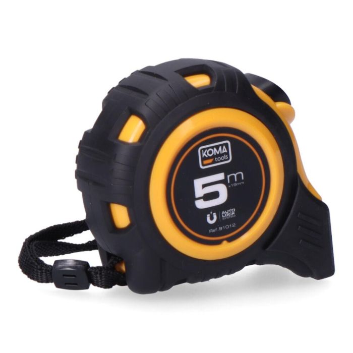 Koma Tools Flexómetro Magnet 5 m x 19 mm Cuerpo ABS Antideslizante Gancho Magnético Auto Lock 2 Koma Tools Flexómetro Magnet 5 m x 19 mm Cuerpo ABS Antideslizante Gancho Magnético Auto Lock 2