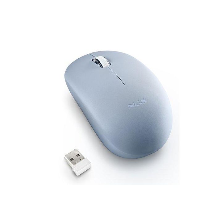 Raton Ngs Fog Optico Inalambrico Azul