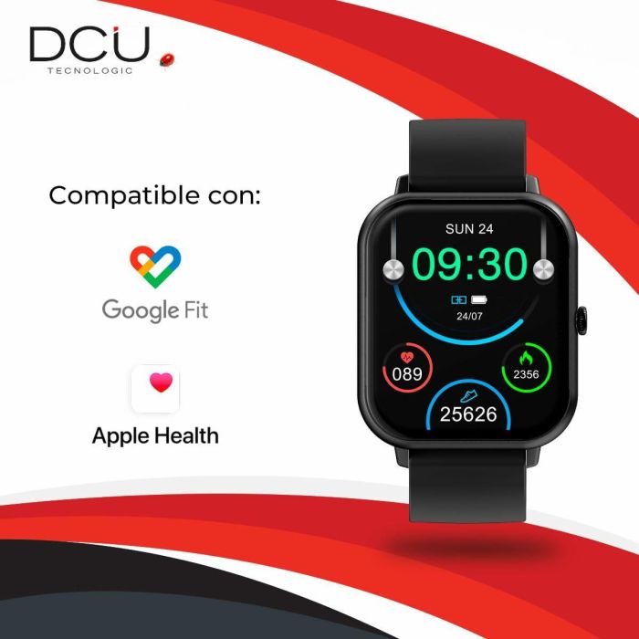 Smartwatch DCU CURVED GLASS PRO 1,83" Negro 3 Smartwatch DCU CURVED GLASS PRO 1,83" Negro 3