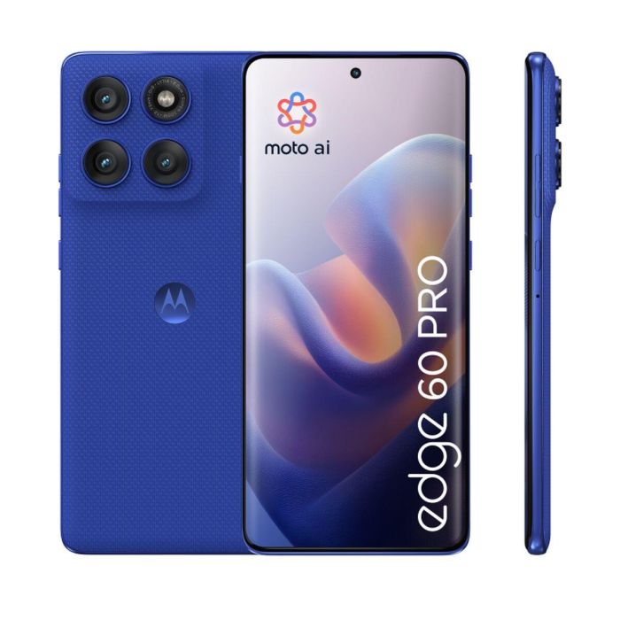Motorola edge 60 pro 6.67" P-OLED 12GB RAM 512GB 5G Dual SIM Android 15 Cámara 50MP 6000mAh Azul 18