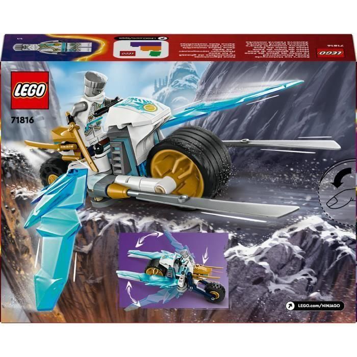 LEGO 71816 NINJAGO Bicicleta de Hielo de Zane con Minifigura, Juguete de Aventura Ninja 4