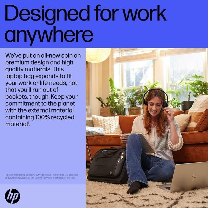 Hp Maletín Renew Executive Para Portátil De 16" Negro 7 Hp Maletín Renew Executive Para Portátil De 16" Negro 7