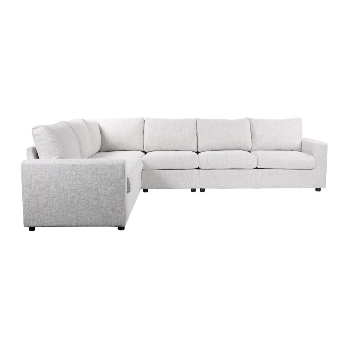 Sofa Loft DKD Home Decor Gris Claro 303 x 86 x 235 cm 1 Sofa Loft DKD Home Decor Gris Claro 303 x 86 x 235 cm 1