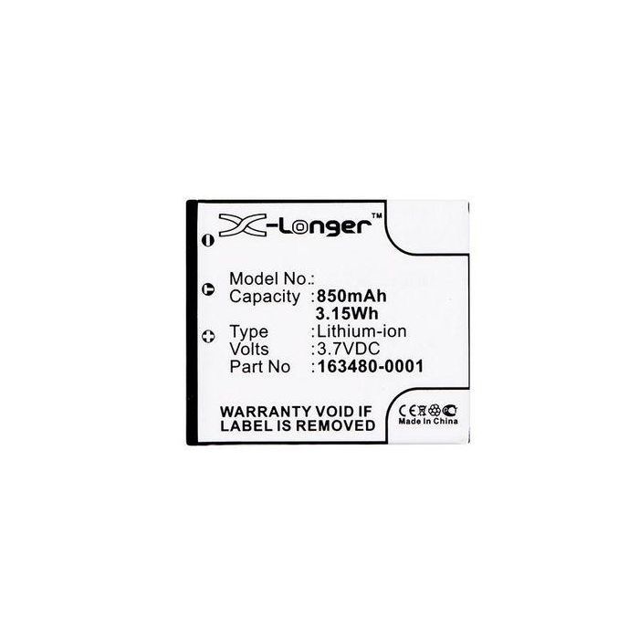 CoreParts Battery for Honeywell & LXE Scanner 3Wh Li-ion 3.7V 850mAh Black, 8650, 8670, Voyager 1602G, Bluetooth Ring Scanners, Bluetooth Ring Scanner, LX34L1-G CoreParts Battery for Honeywell & LXE Scanner 3Wh Li-ion 3.7V 850mAh Black, 8650, 8670, Voyager 1602G, Bluetooth Ring Scanners, Bluetooth Ring Scanner, LX34L1-G