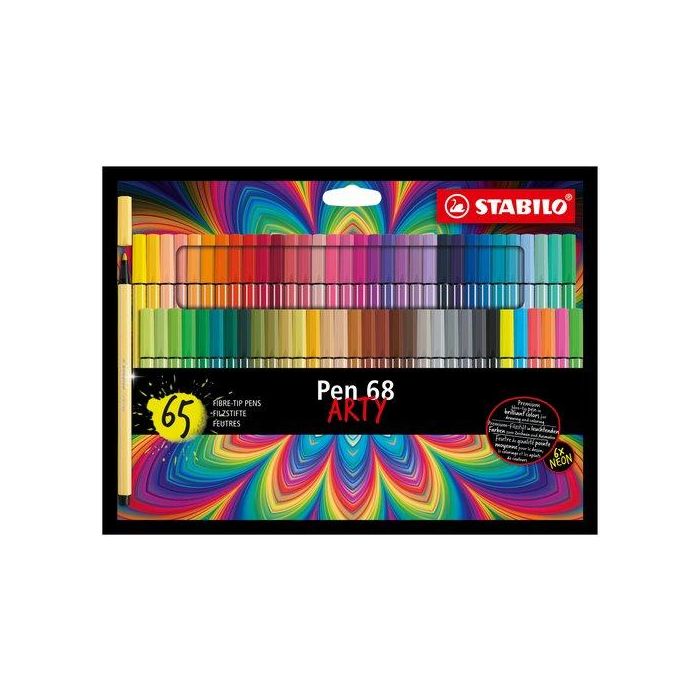 Rotulador Fibra Stabilo Pen 68 Arty Line Estuche Carton De 65