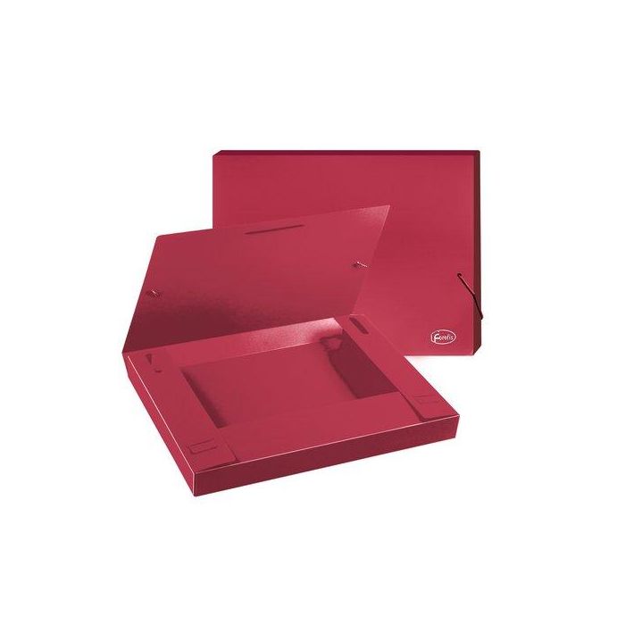 Carpeta De Proyectos Forofis Pp A4 Gomas 3 Cm Rojo