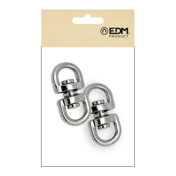 Edm Anilla giratoria AP12 Acero Niquelado 10 mm 3/8" 2 unidades 2 Edm Anilla giratoria AP12 Acero Niquelado 10 mm 3/8" 2 unidades 2