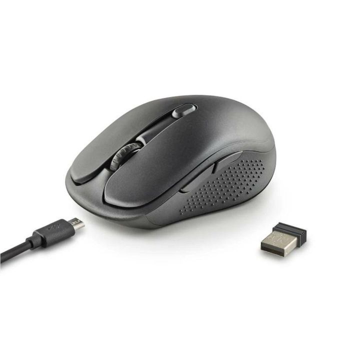 Ratón NGS EVO RUST Negro 1600 dpi 2
