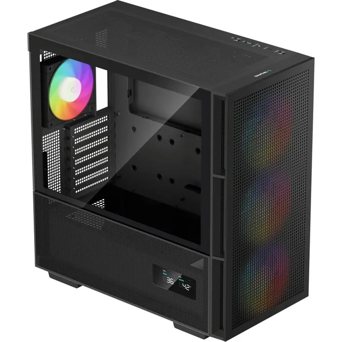 Deepcool DEE1691287585924 Caja de PC Torre Media Formato ATX 3x140mm A-RGB + 1x120mm A-RGB Negra 2