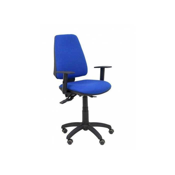Silla Piqueras Y Crespo Elche S Brazos Regulables Mecanismo Sincro De Doble Maneta Gran Confortabilidad Regulable En Altura Ruedas De Parquet Asiento Y Respaldo Tapizado Bali Azul