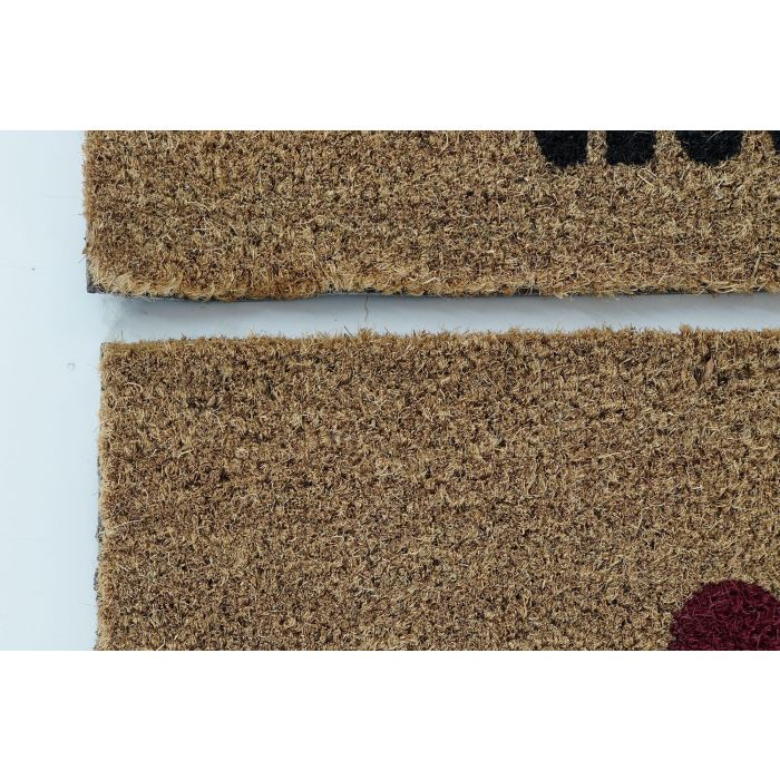 DKD Home Decor Felpudo Basicos de Entrada, Fibra de Coco y PVC, Colores Marrón y Rojo, Surtido 40x60x1.5 cm - Pack de 6 Unidades 1 DKD Home Decor Felpudo Basicos de Entrada, Fibra de Coco y PVC, Colores Marrón y Rojo, Surtido 40x60x1.5 cm - Pack de 6 Unidades 1