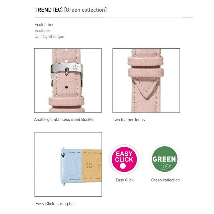 Correa para Reloj Morellato A01D5050C47087CR18 Rosa 18 mm 2 Correa para Reloj Morellato A01D5050C47087CR18 Rosa 18 mm 2