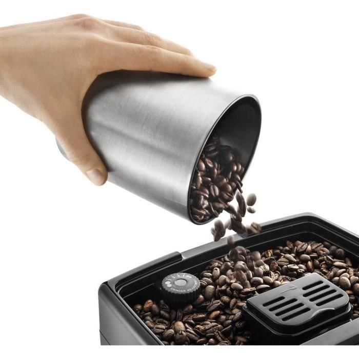 DELONGHI ECAM 350.35.SB Molinillo de café expreso DINAMICA Pantalla 4 recetas - Plata 4 DELONGHI ECAM 350.35.SB Molinillo de café expreso DINAMICA Pantalla 4 recetas - Plata 4