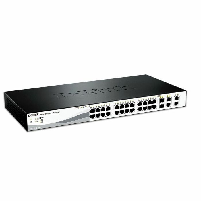 Switch D-Link DES-1210-28P 26 p 10 / 100 / 1000 Mbps 2 x SFP 1 Switch D-Link DES-1210-28P 26 p 10 / 100 / 1000 Mbps 2 x SFP 1