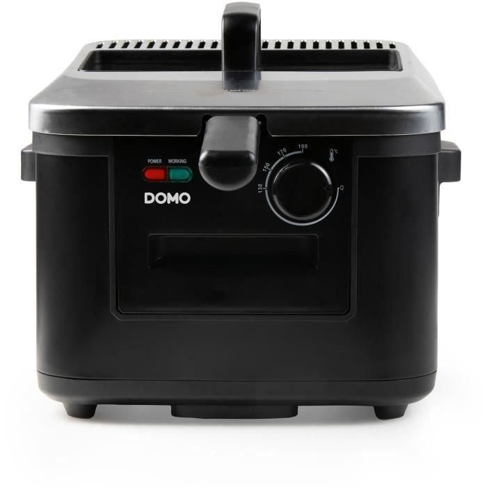 Freidora - DOMO - DO545FR - 4 Litros - 2000 Vatios - Temperatura Ajustable 130-190°C 3