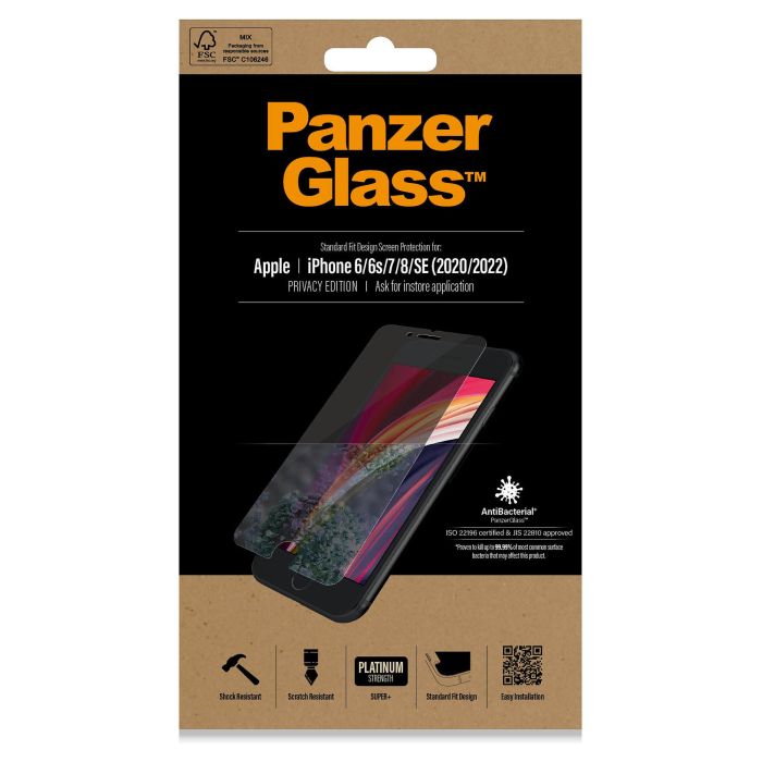PanzerGlass Protector de Pantalla de Privacidad para iPhone 6/7/8/SE 2020/2022 1