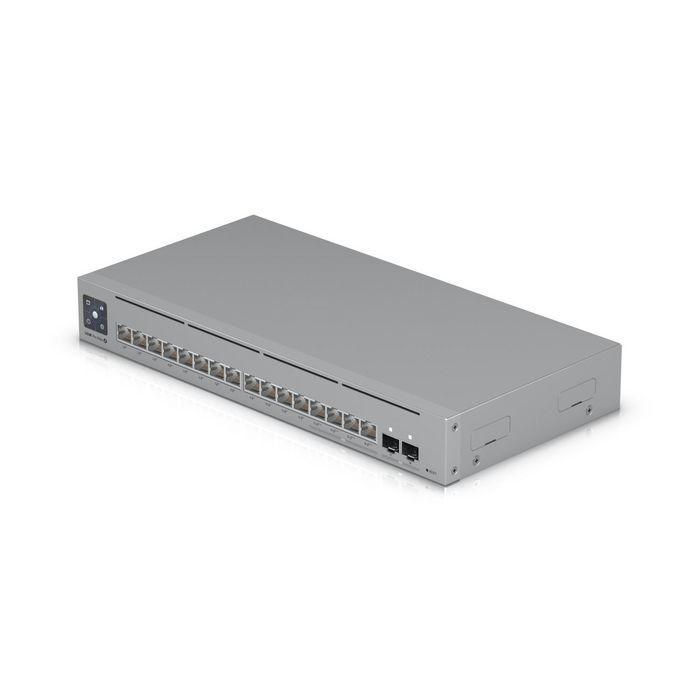 Ubiquiti L3 Switch Layer 3 Etherlighting™ 16 puertos 2.5GbE PoE++ 180W 2x SFP+ 84 Gbps AC/DC 7 Ubiquiti L3 Switch Layer 3 Etherlighting™ 16 puertos 2.5GbE PoE++ 180W 2x SFP+ 84 Gbps AC/DC 7