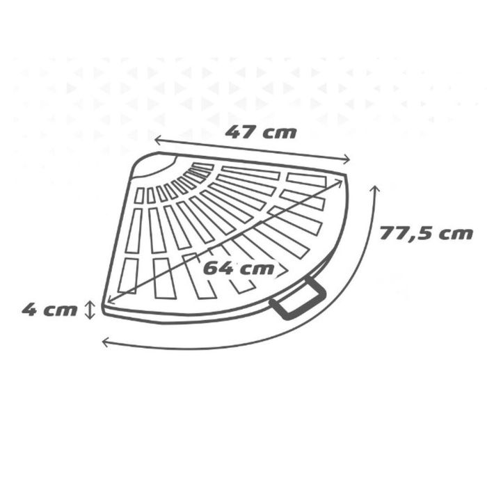 Base para Sombrilla Aktive Negro Aluminio Poliresina 47 x 4 x 64 cm 1 Pieza 1