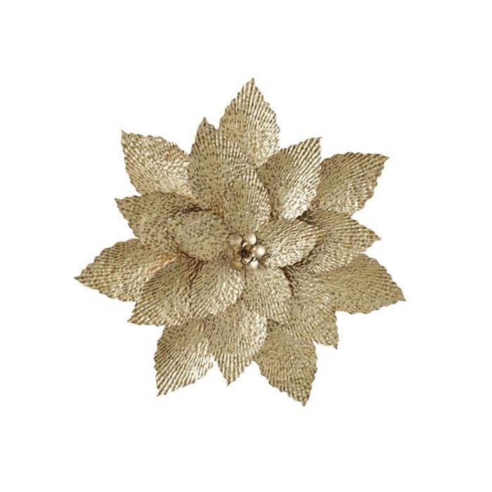 DKD Home Decor Decoración Pared Moderna de Metal con Diseño Floral Dorado 56 x 56 x 4.5 cm