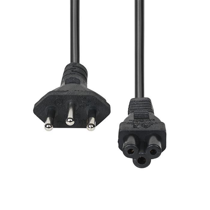 ProXtend Power Cord Brazil to C5 2M Black 1 ProXtend Power Cord Brazil to C5 2M Black 1