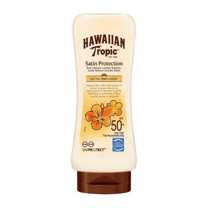 Loción Solar Satin Protection Ultra Radiance Hawaiian Tropic 4