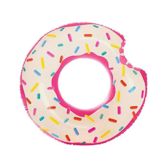 Flotador rueda donut rosa bocado 94x23 cm (+ 9 años) - modelos surtidos Flotador rueda donut rosa bocado 94x23 cm (+ 9 años) - modelos surtidos
