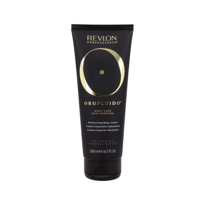 Orofluido Crema Corporal Hidratante Intensa con Aceite de Argán. Fórmula Vegana para Suavidad y Nutrición. Todo Tipo de Pieles 200 ml