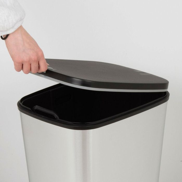 Cubo de basura Curver Gris Plástico 25 L (4 Unidades) 4 Cubo de basura Curver Gris Plástico 25 L (4 Unidades) 4