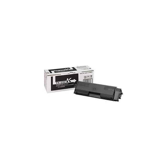 Kyocera Tk590K Tóner Negro Original 7000 Páginas para impresoras FS-C2026MFP, 2126MFP y 5250DN