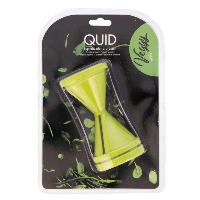 Quid Espirilizador Veggy 18x8x27 cm Plastico Verde Apto Lavavajillas 2