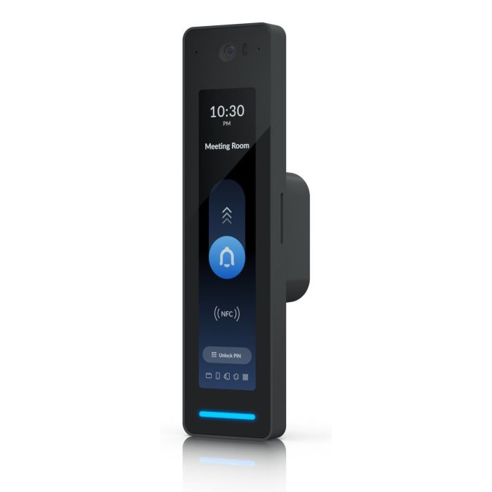 Ubiquiti Lector NFC Intercomunicador, Pantalla Táctil 4.7", BLE 4.2, NFC, PoE, IP55, Negro 1