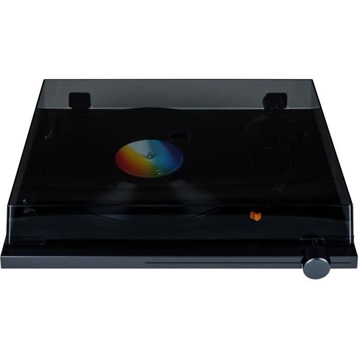 THOMSON TT700 - Tocadiscos de vinilo premium de 33 y 45 rpm - Cabezal de reproducción AT91 Audio Technica - Antideslizante - Negro 1 THOMSON TT700 - Tocadiscos de vinilo premium de 33 y 45 rpm - Cabezal de reproducción AT91 Audio Technica - Antideslizante - Negro 1