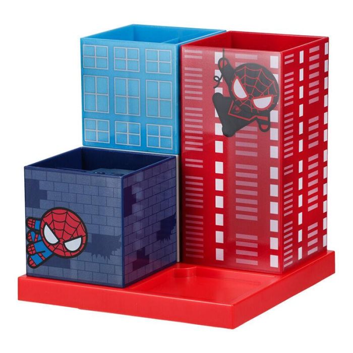 Paladone Organizador de Escritorio Modular Spider-Man con Sacapuntas y Base Rotatoria 0 Paladone Organizador de Escritorio Modular Spider-Man con Sacapuntas y Base Rotatoria 0
