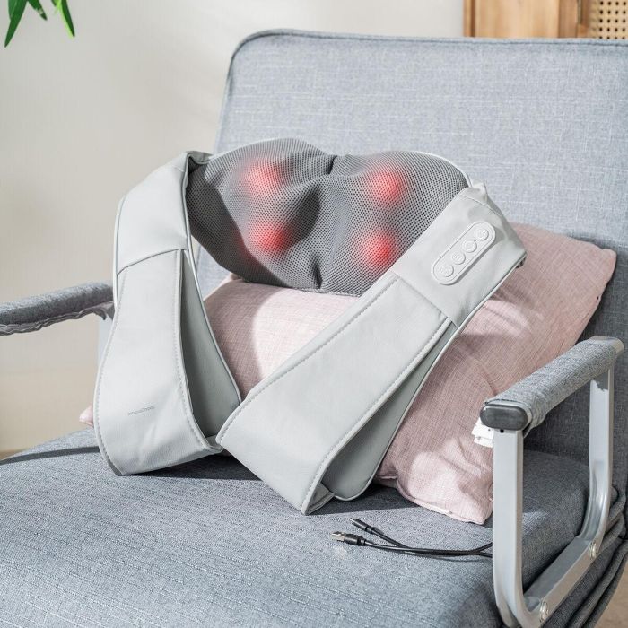 Masajeador Shiatsu Recargable Pro Massatsu InnovaGoods 8 Masajeador Shiatsu Recargable Pro Massatsu InnovaGoods 8