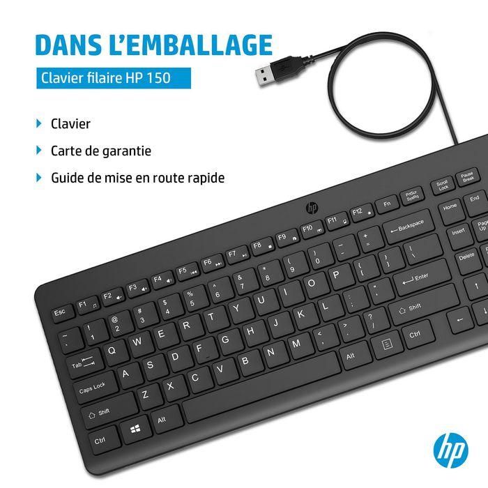 HP 150 Wired Keyboard 10 HP 150 Wired Keyboard 10